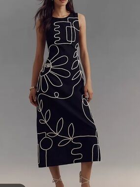 The Wolf Gang Anthropologie Luna Linen Cotton Blend
Dress | Anthropologie size s